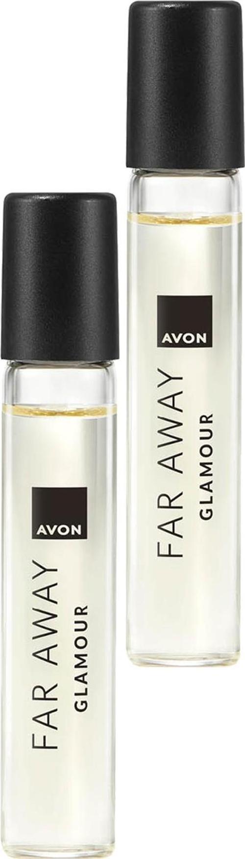Far Away Glamour Kadın Parfüm Çanta Boyu Edp 10 Ml. İkili Set