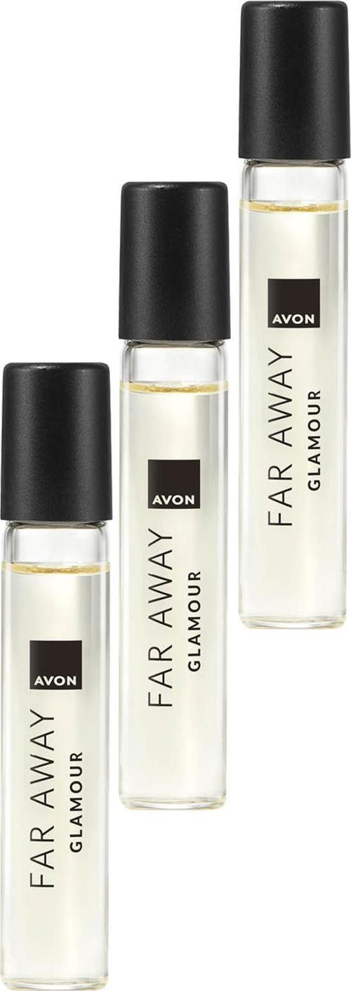 Far Away Glamour Kadın Parfüm Çanta Boyu Edp 10 Ml. Üçlü Set