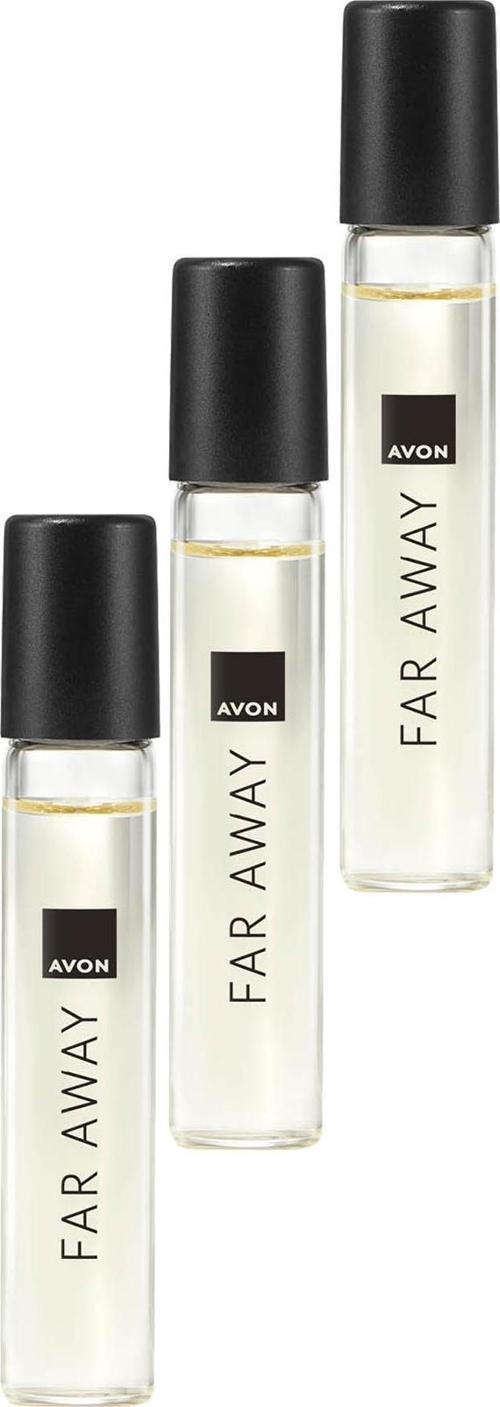 Far Away Kadın Parfüm Çanta Boyu Edp 10 Ml. Üçlü Set