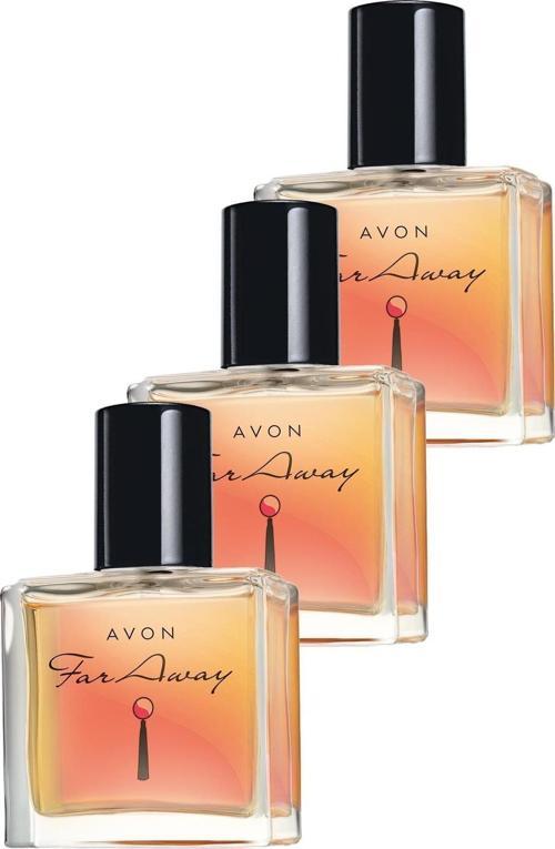 Far Away Kadın Parfüm Edp 30 Ml. Üçlü Set