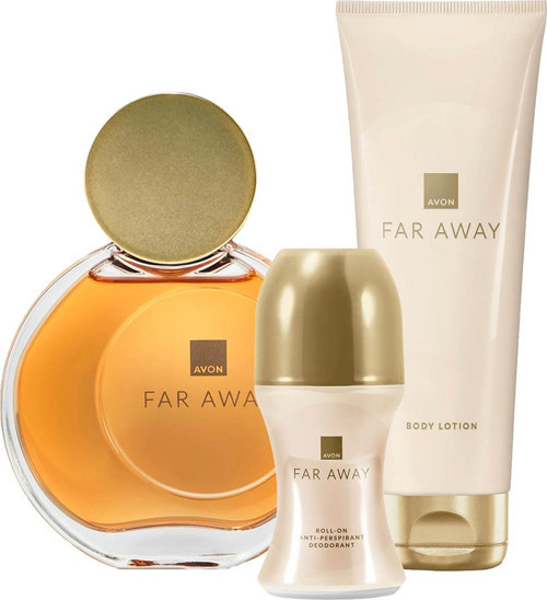 Far Away Kadın Parfüm Rollon ve Vücut Losyınu Paketi