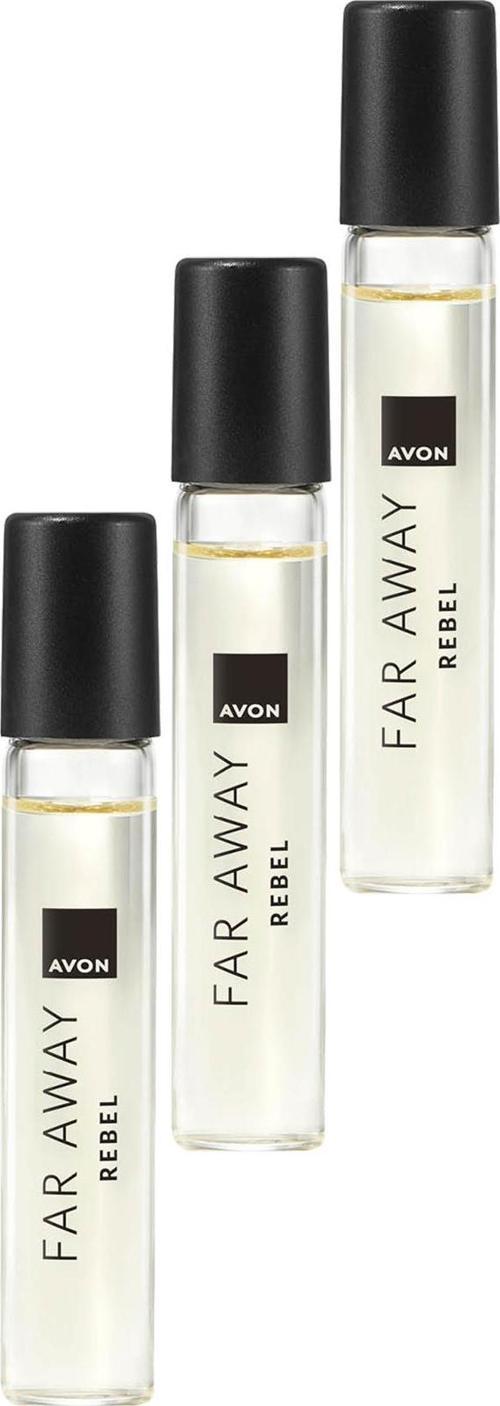 Far Away Rebel Kadın Parfüm Edp 10 Ml. Üçlü Set