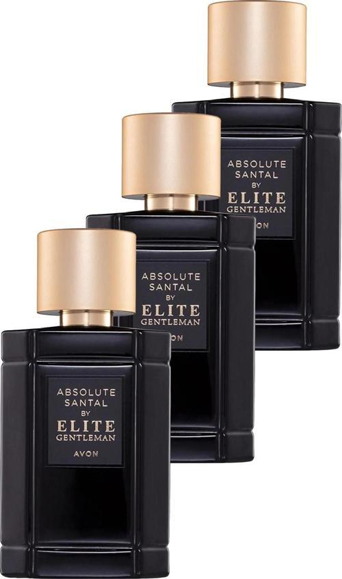 Elite Gentleman Absolute Santal Erkek Parfüm Edt 50 Ml. Üçlü Set