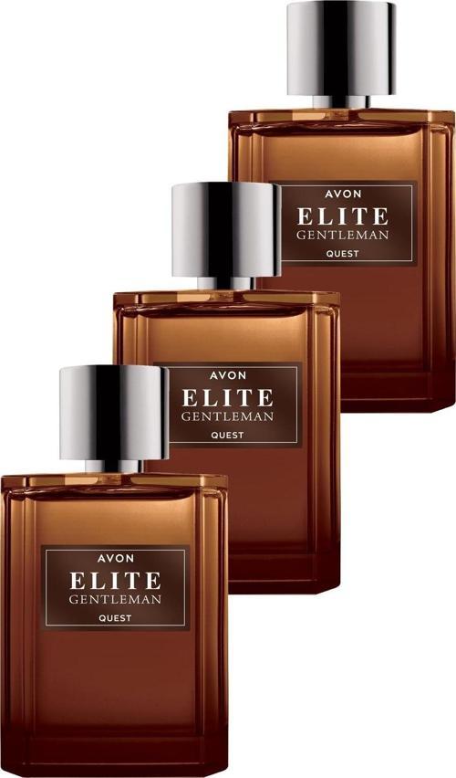 Elite Gentleman Quest Erkek Parfüm Edt 75 Ml. Üçlü Set