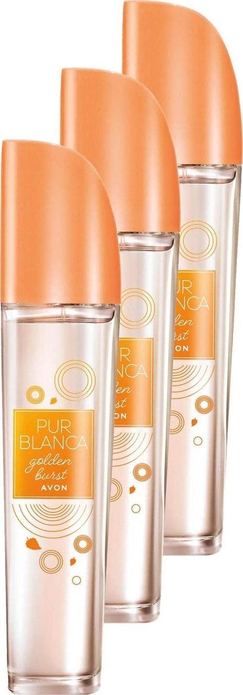 Pur Blanca Golden Burst Kadın Parfüm Edt 50 Ml. Üçlü Set