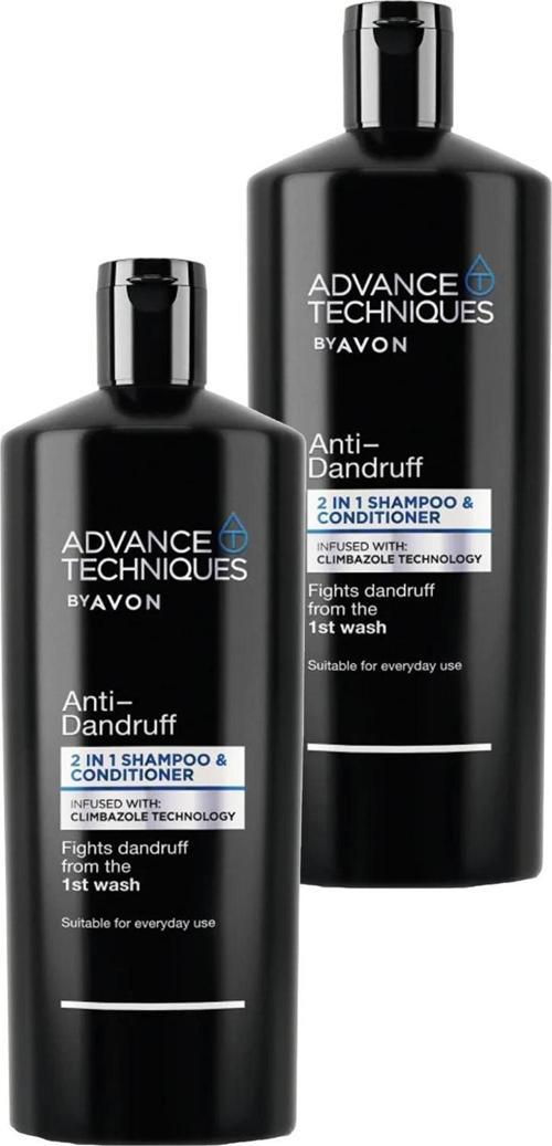 Advance Techniques Kepek Önleyici 2'si 1 Arada Şampuan ve Saç Kremi 700 Ml. İkili Set