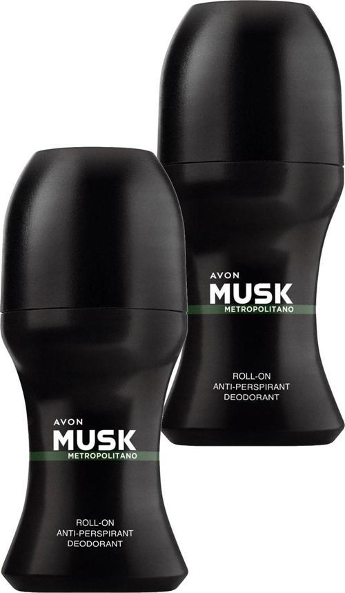 Musk Metropolitano Erkek Rollon 50 Ml. İkili Set