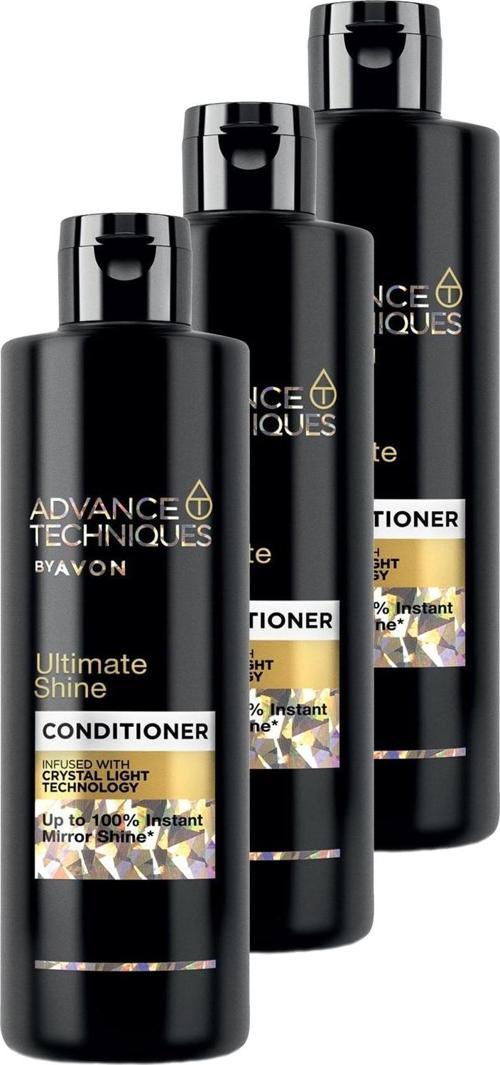 Advance Techniques Parlaklık Veren Saç Kremi 250 Ml. Üçlü Set