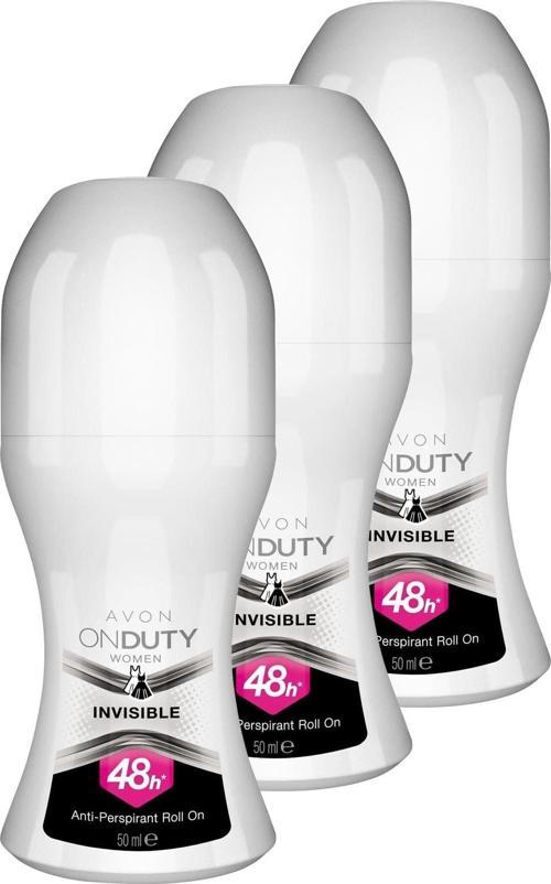 OnDuty Invisible Kadın Rollon 50 Ml. Üçlü Set