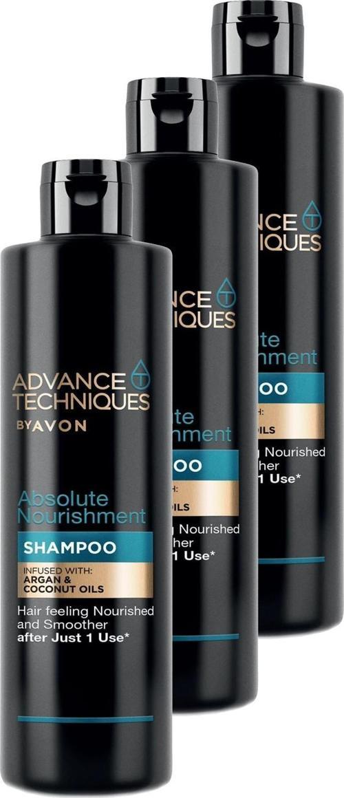 Advance Techniques Argan Yağı İçeren Besleyici Şampuan 400 Ml. Üçlü Set