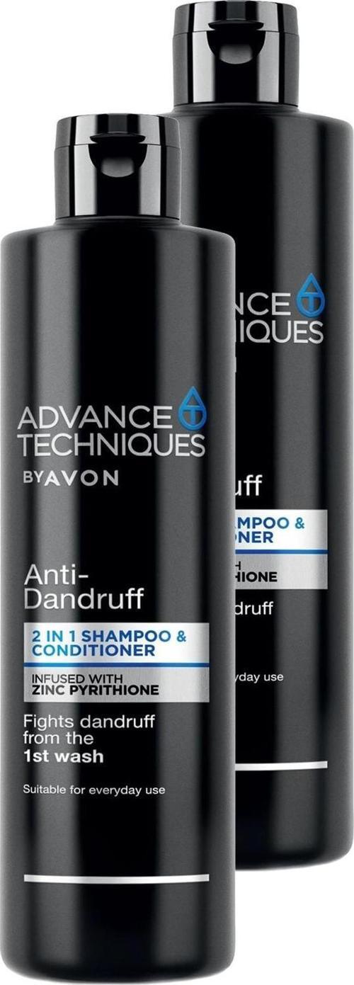 Advance Techniques Kepek Karşıtı 2'si 1 Arada Şampuan ve Saç Kremi 400 Ml. İkili Set