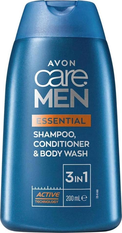 Care Men Essential 3’ü 1 arada Sampuan, Bakım Kremi ve Duş Jeli 200 Ml.