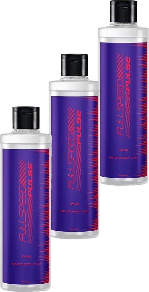 Full Speed Pulse Saç ve Vücut Şampuanı 250 Ml. Üçlü Set