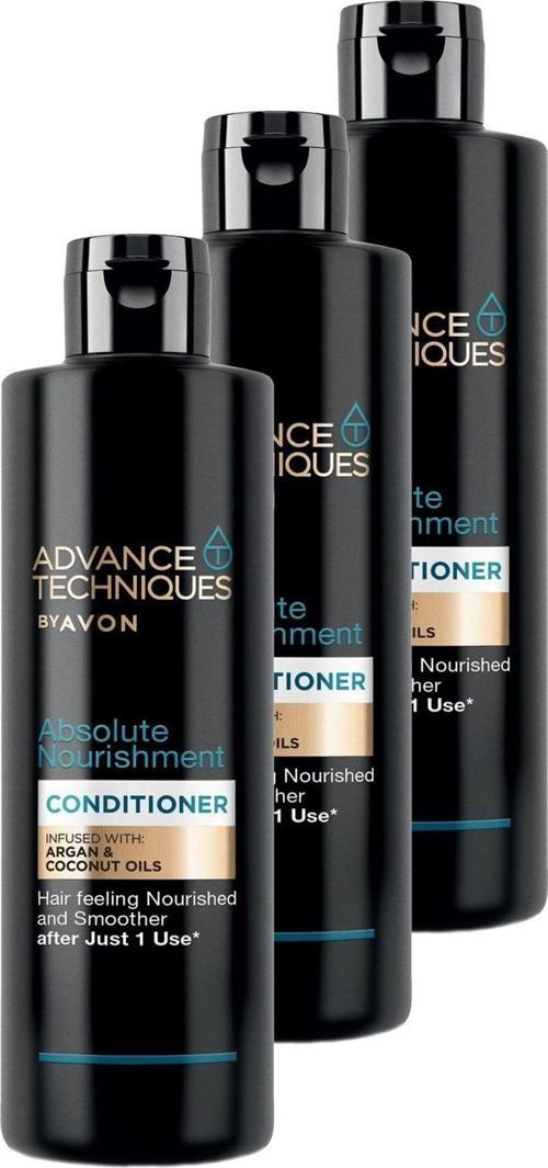 Advance Techniques Argan Yağı İçeren Besleyici Saç Kremi 250 Ml. Üçlü Set
