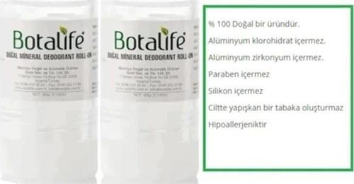 2 Adet Doğal Mineral Deodorant Roll On 60Gr