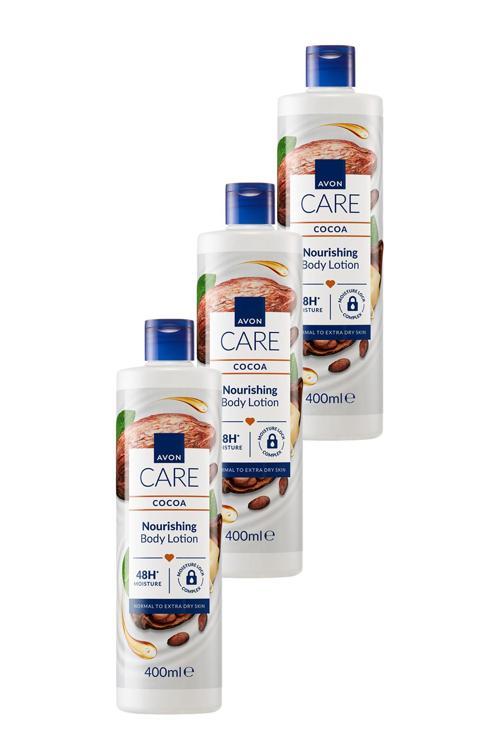 Care Kakao Yağı İçeren Vücut Losyonu 400 Ml. Üçlü Set