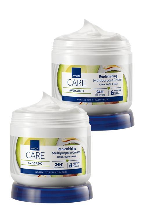 Care Kuru Ciltler İçin Avokado Özlü Çok Amaçlı Krem 400 Ml. İkili Set
