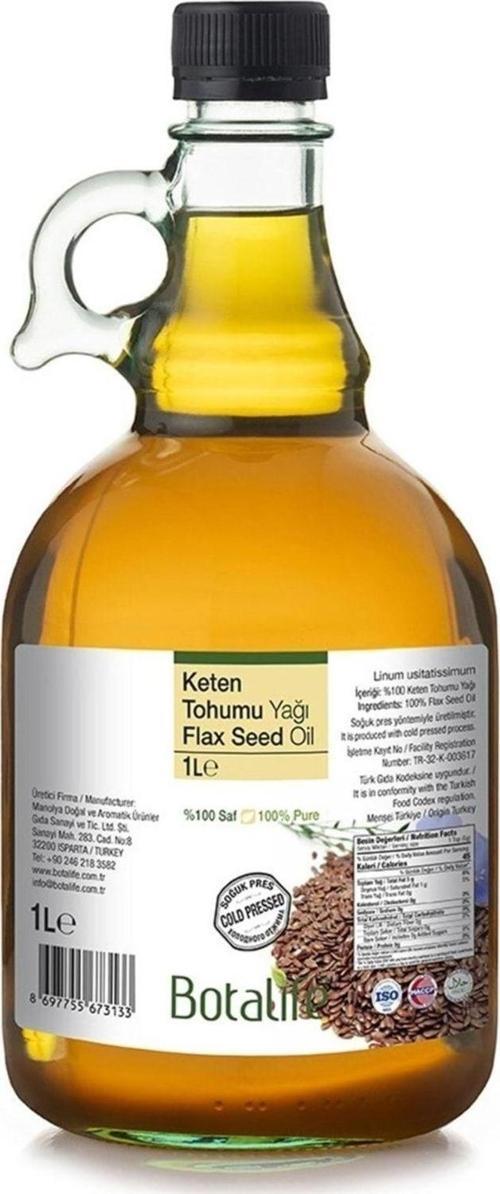 Keten Tohumu Yağı 1 Lt