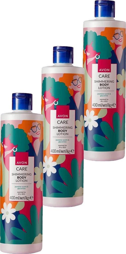 Care Shimmering Gliserin İçeren Yasemin Kokulu Vücut Losyonu 400 Ml. Üçlü Set