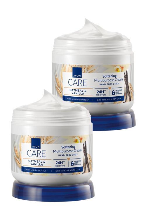 Care Vanilya Içeren E Vitaminli Kuru Ciltler İçin Çok Amaçlı Krem 400 Ml. İkili Set