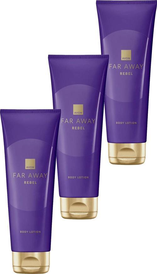 Far Away Rebel Vücut Losyonu 125 Ml. Üçlü Set