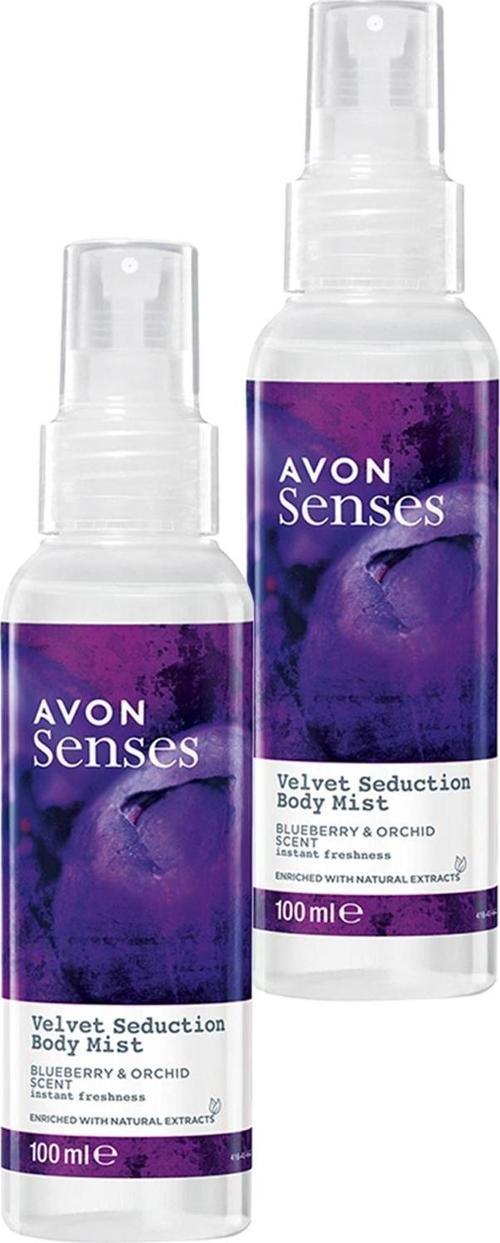 Velvet Seduction Yaban Mersini ve Orkide Kokulu Vücut Spreyi 100 Ml. İkili Set