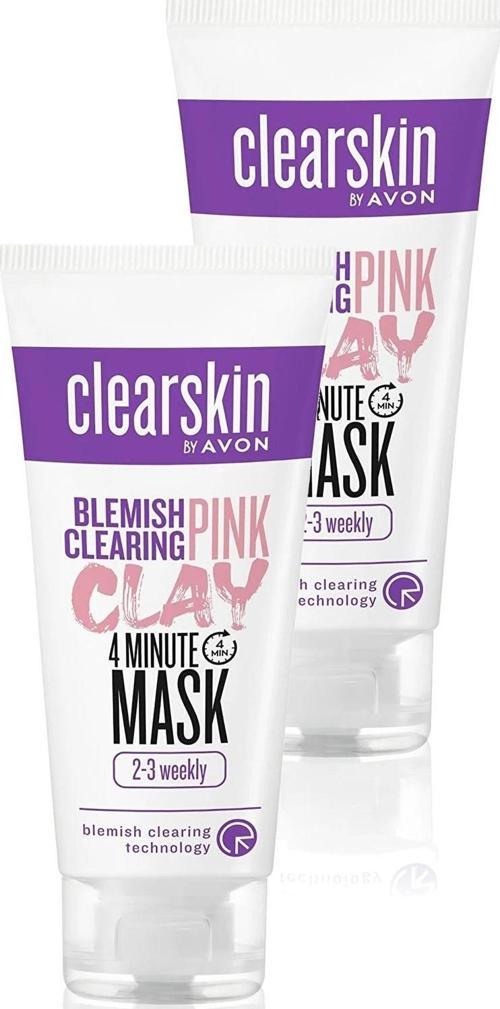 Clearskin Blemish Clearing Leke Karsıtı Pembe Kil Yüz Maskesi 75 Ml. İkili Set