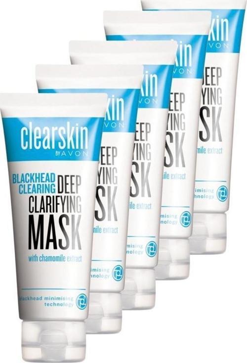 Clearskin Siyah Noktalar İçin Maske 75 Ml. Beşli Set