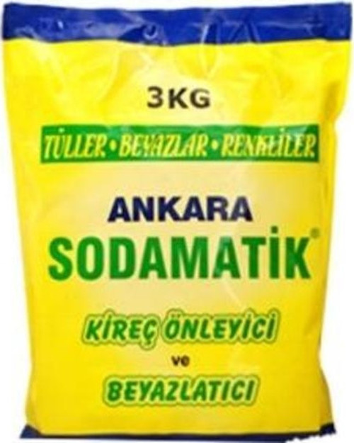 Ankara Soda Matik 3 Kg. ( toz deterjan ) (12'li)