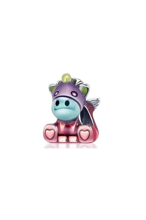 Renkli Gökkuşağı Unicorn Bruno Charm