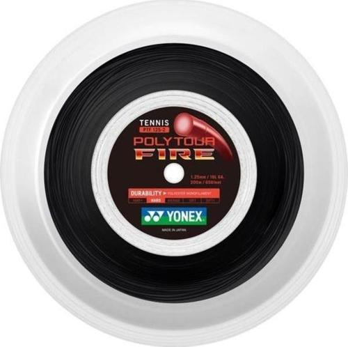 POLYTOUR FİRE 125 MONOFİLAMENT 200M TENİS KORDAJI - SİYAH | YONEX