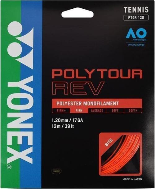 Poly Tour Rev 1.20 12M Turuncu Tenis Kordajı