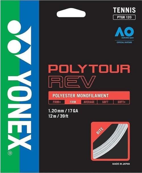 Poly Tour Rev 1.20 12Metre Beyaz Tenis Kordajı