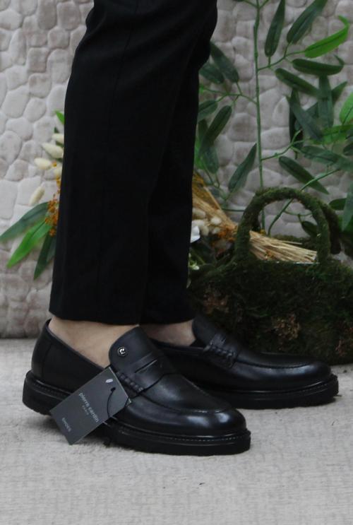 241075 Siyah Hakiki Deri Erkek Loafer Erkek Ayakkabı