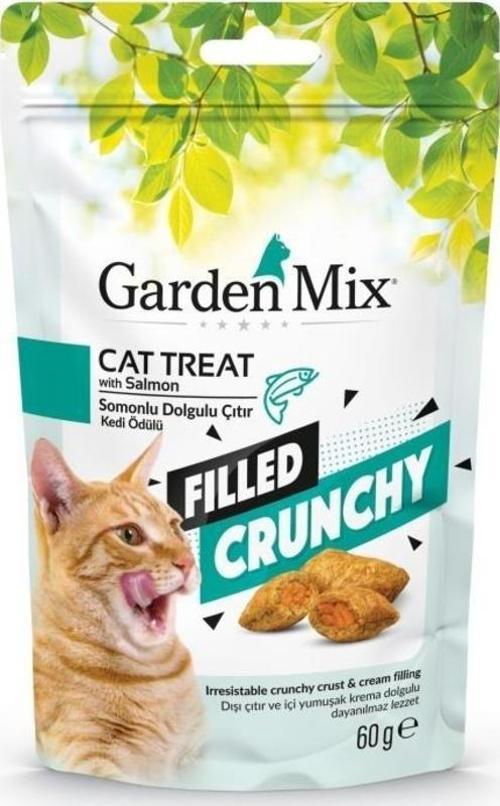 Gardenmix Somonlu İçi Dolgulu Kedi Ödülü 60gr