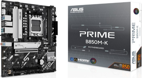 PRIME B850M-K DDR5 8400MHZ 1XHDMI 1XDP 2XM.2 USB2.0 MATX AM5(AMD AM5 9000/8000/7000 SERİLERİ İLE UYUMLU)
