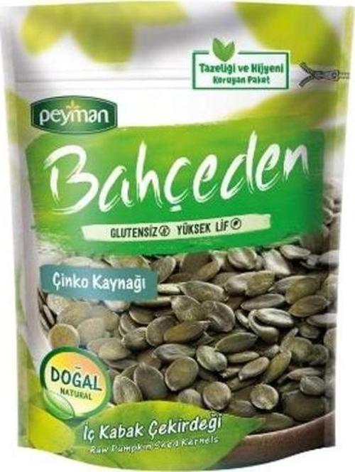 Glutensiz Bahçeden Çiğ İç Kabak Çekirdeği 150 Gr. (12'li)