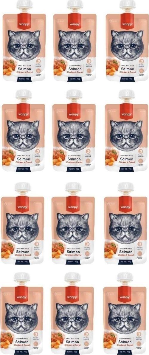 Taze Somon & Tavuklu Kedi Et Ezmesi 90 Gr. X 10 Adet Karışık Gelir