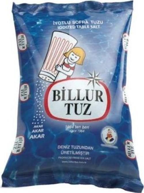 Billur İyotlu Tuz Poşet 3000 Gr.