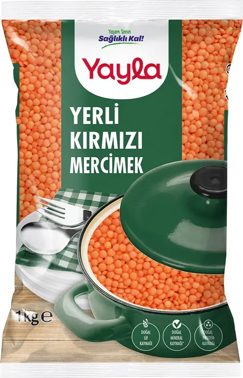 Yerli Kırmızı Mercimek 1 kg