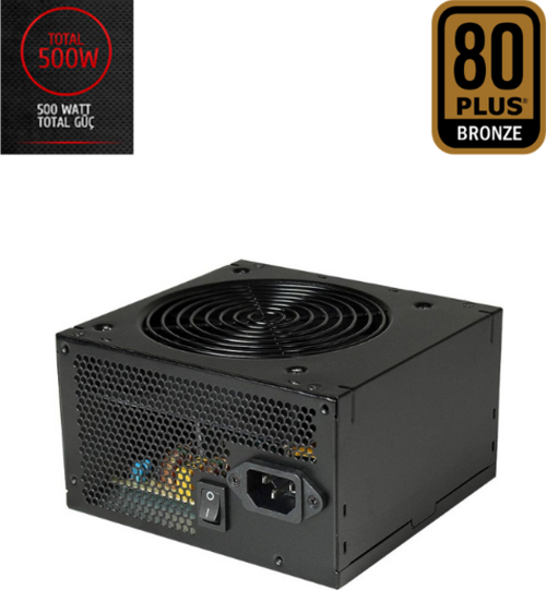 500W 80+ Plus Bronze Power Supply Pc Güç Kaynağı