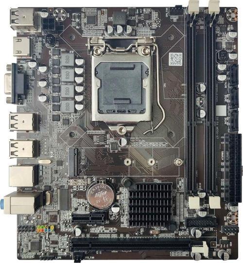 Intel H55 LGA1156 DDR3 1333 Mhz VGA HDMI M.2 Anakart (Kutusuz)