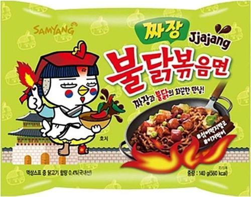 Buldak Jjajang Korean Black Bean Sauce Ramen 140 G