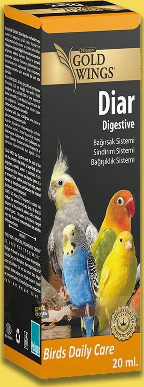 Kuşlarınız Için Bağırsak - Sindirim Ve Bağışıklık Sistemi Düzenleyici Vitamin - 20 Ml