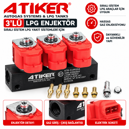 3'lü LPG Enjektör