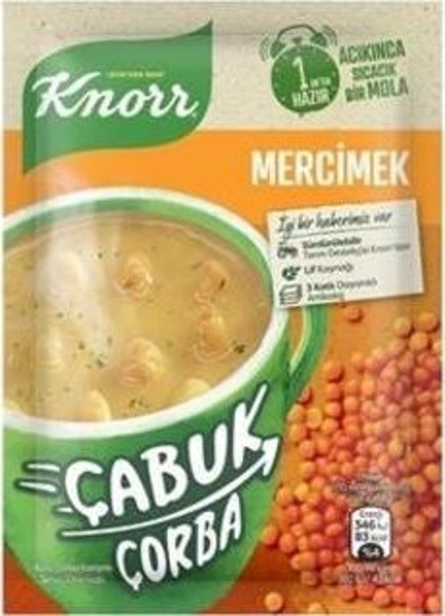 Çabuk Mercimek Çorbası 22 Gr. (12'li)
