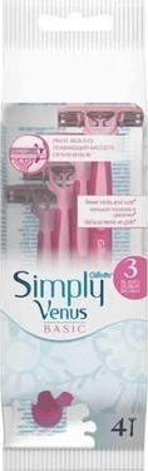 Gillette Venüs Simply-3 Basic 4'lü Poşet (2'li)