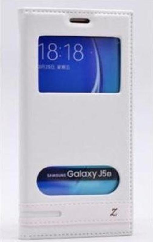Galaxy J5 Kılıf Kapaklı Pencereli Kılıf