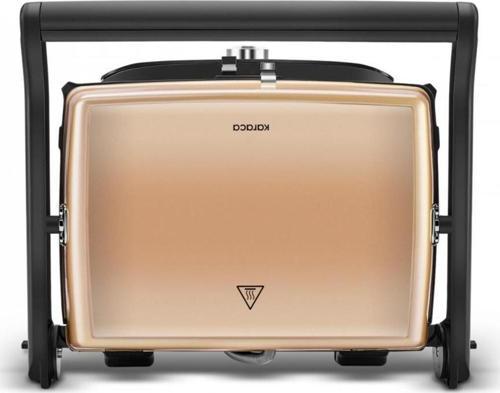 Gastro Grill Glass Premium 2400 W Mineral Gold Tost Makinesi