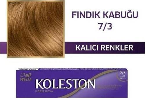 Koleston Tüp Saç Boyası Fındık Kabuğu 7/3 (2'li)
